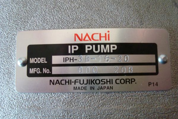 IPH-4B-25-LT-20日本原裝正品，NACHI不二越齒輪泵